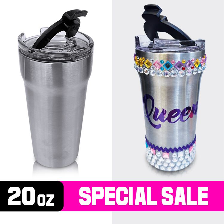 Stainless Steel Sublimation 12oz Tumbler for Kids w/ Straw and Colored–  Just Vinyl and Crafts