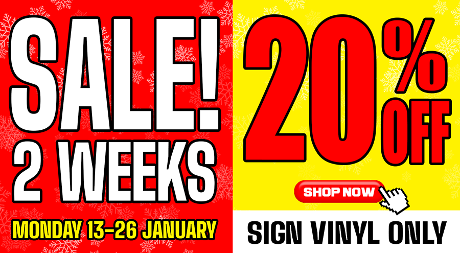 Sale 2 Week!!! 20% off All Sign Vinyl!!!